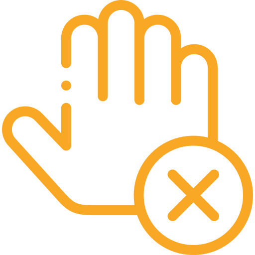 Avoid touching head